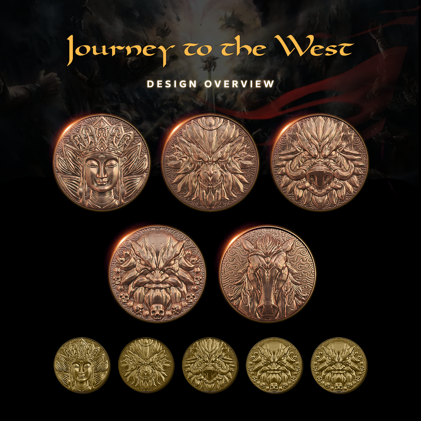 Journey to the West Collectible Metal Coins