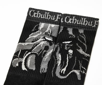 PEEP Cthulhu Yog-Sothoth Crew Socks