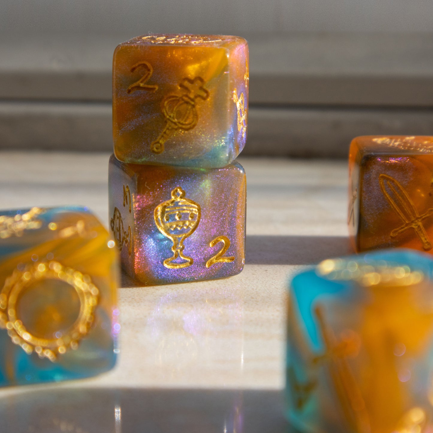 Ragnarok Tarot Dice "Twilight Love"