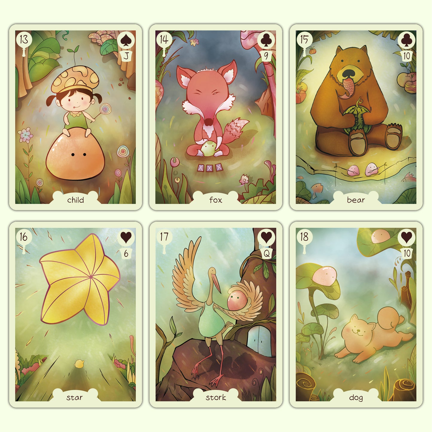 Slime Fantasy Forest Lenormand