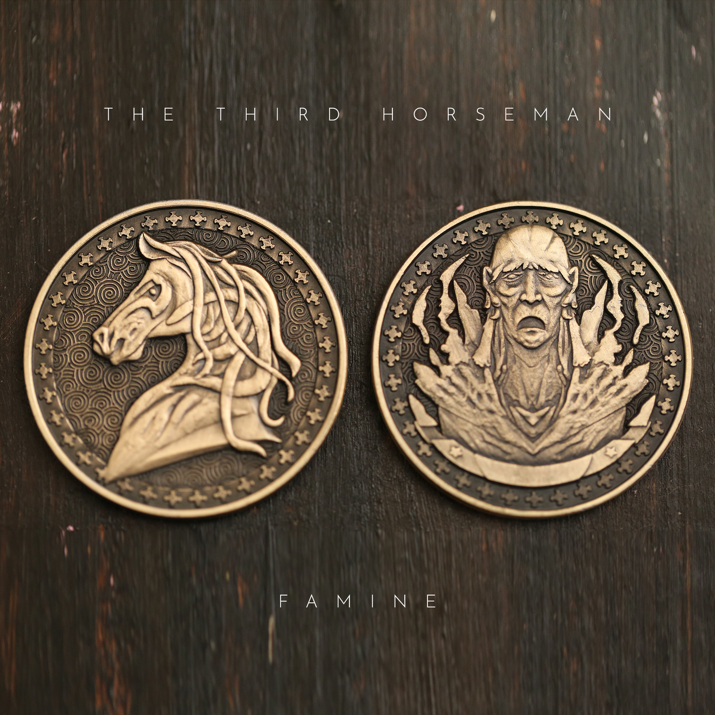 Four Horsemen of the Apocalypse Collectible Metal Coins