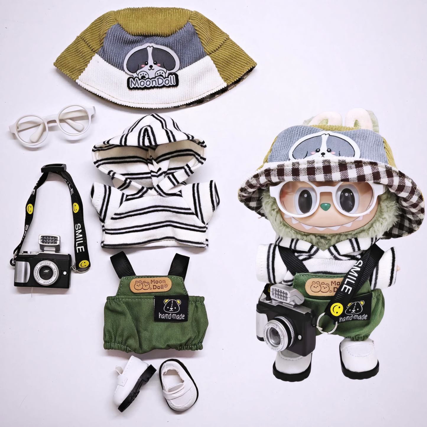 Handmade Clothes for Labubu & 15-17 cm Dolls "#OOTD"