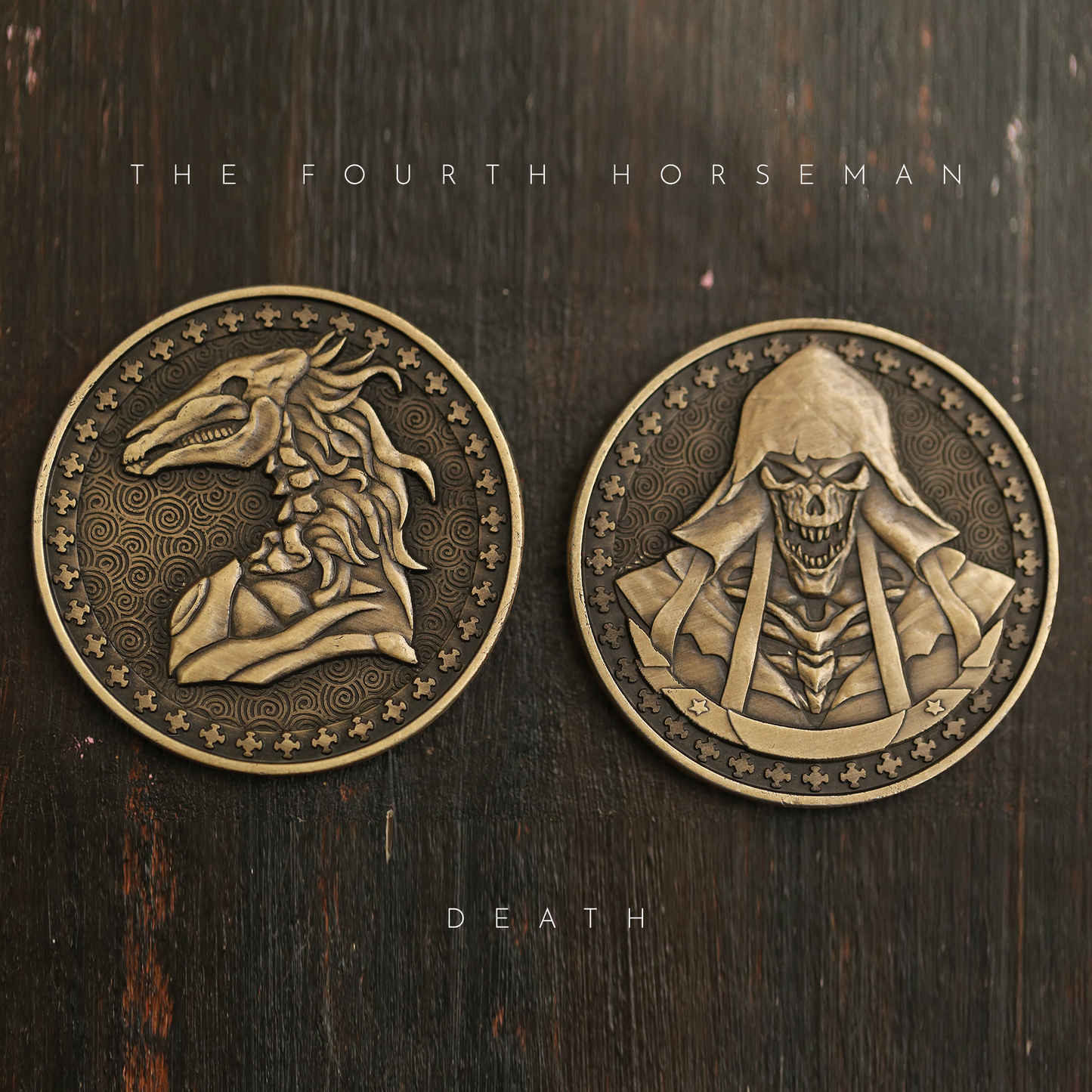 Four Horsemen of the Apocalypse Collectible Metal Coins