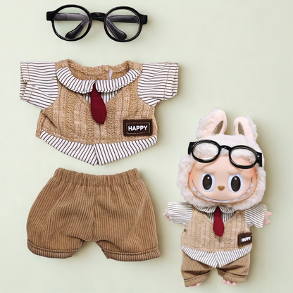 Handmade Clothes for Labubu & 15-17 cm Dolls "#OOTD"