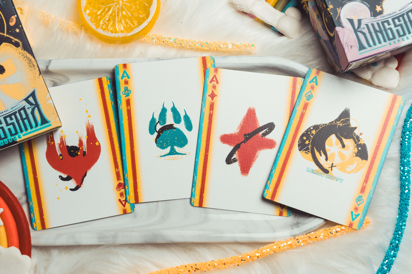 Ultra Space Cat Scented Playing Cards