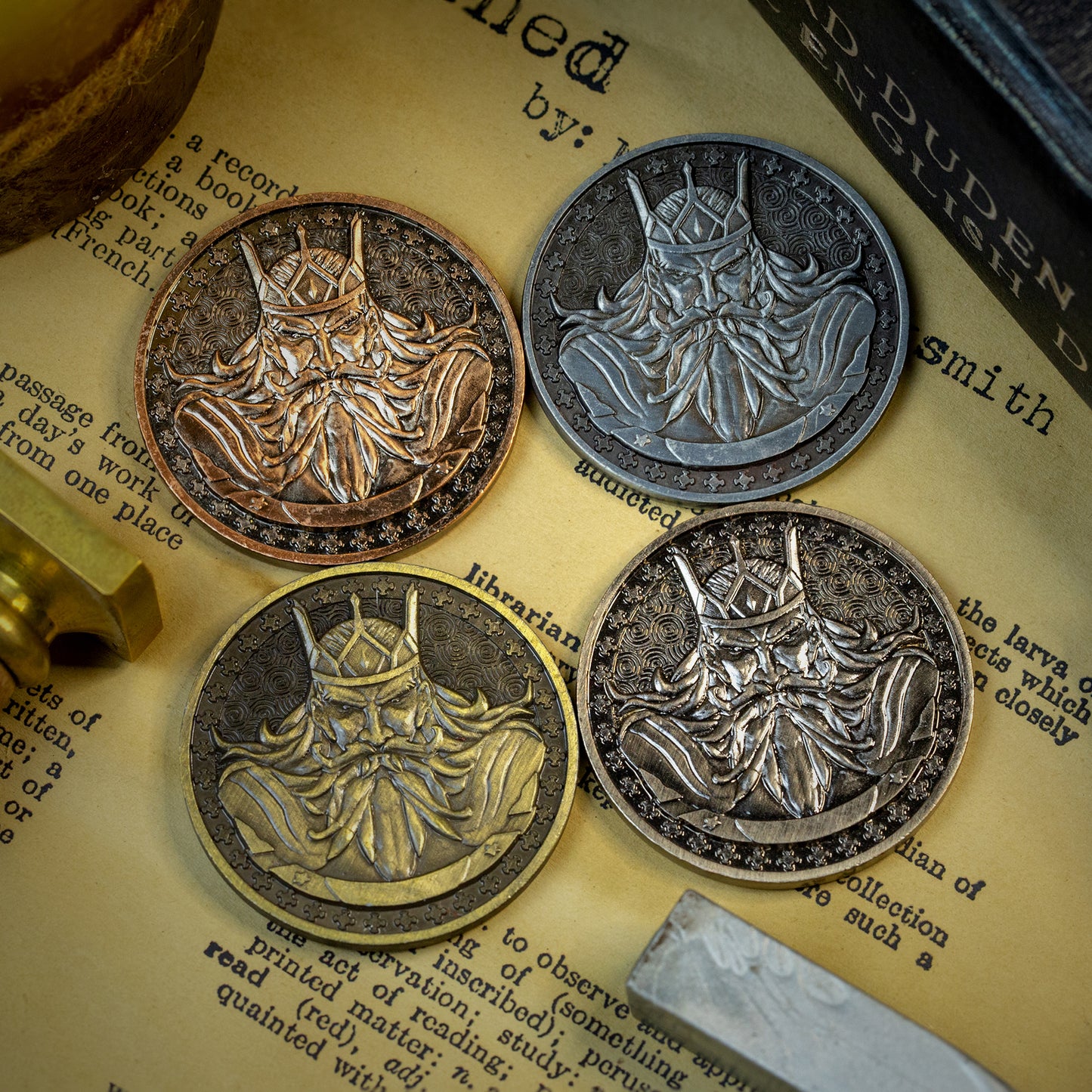 Four Horsemen of the Apocalypse Collectible Metal Coins