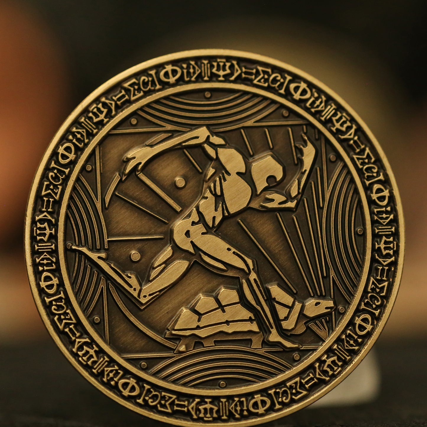 The Four Magical Creatures in Physics Collectible Metal Coins