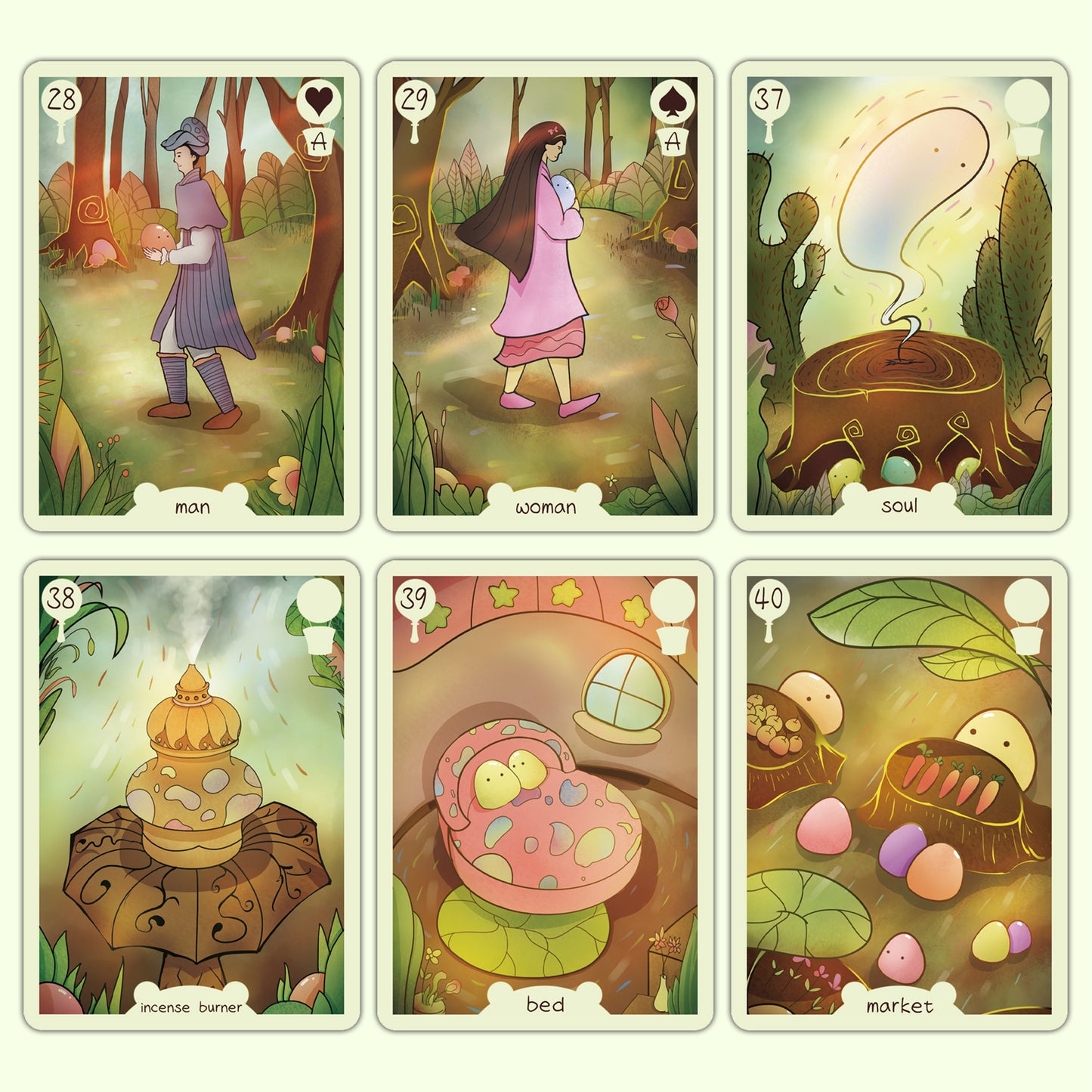 Slime Fantasy Forest Lenormand