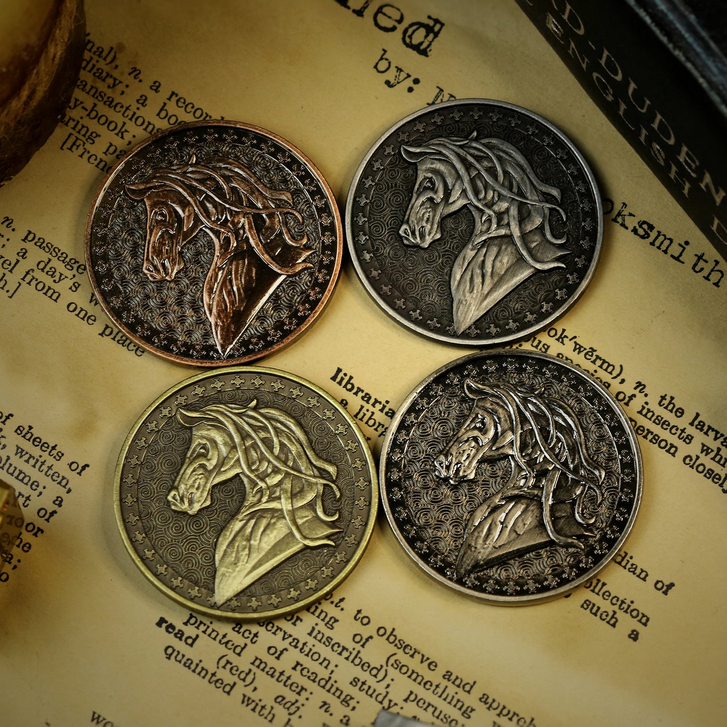 Four Horsemen of the Apocalypse Collectible Metal Coins