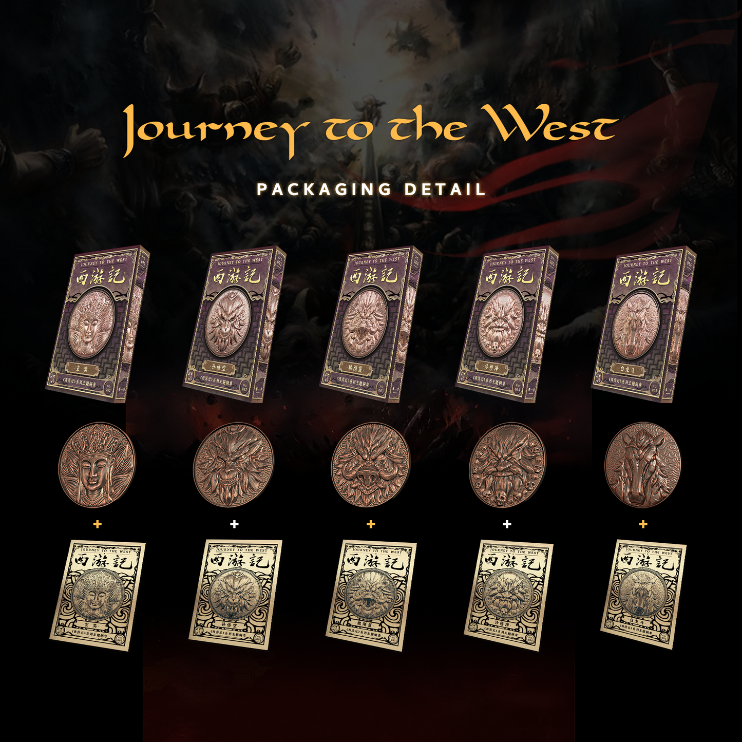 Journey to the West Collectible Metal Coins