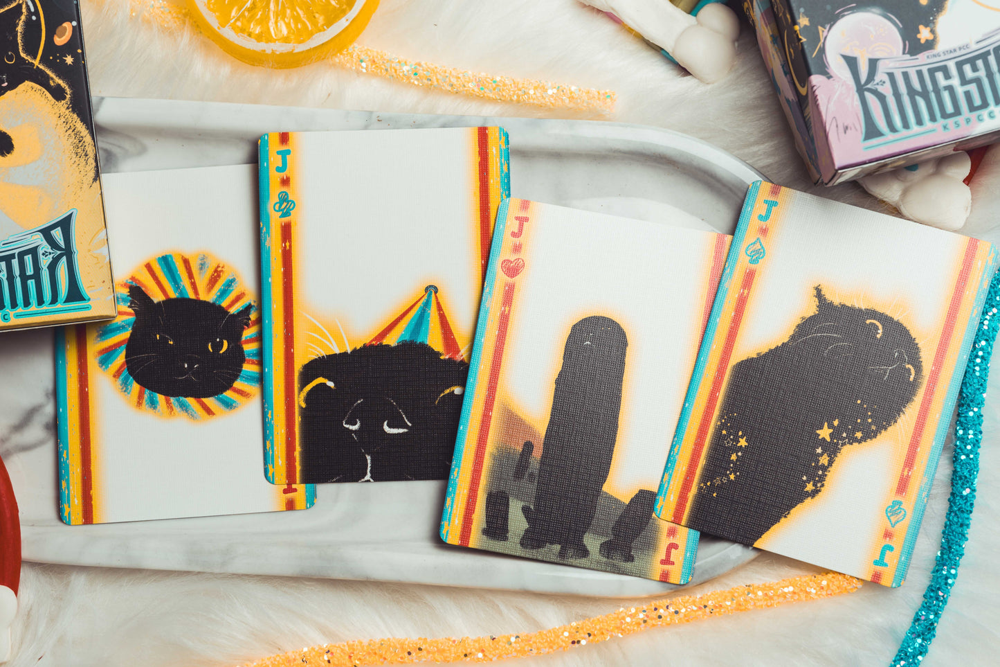 Ultra Space Cat Scented Playing Cards