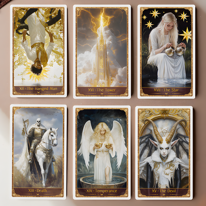 Golden Wheel Guardian Tarot