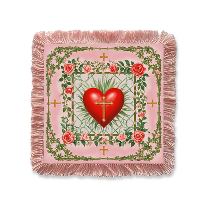 Renaissance Fantasy Tarot Cloth "Sacred Heart"