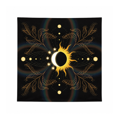 Uno with the Sun Tarot Cloth "Midnight Glow"