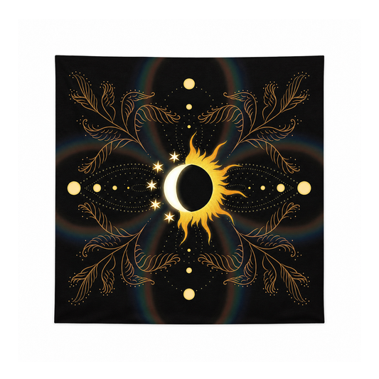 Uno with the Sun Tarot Cloth "Midnight Glow"