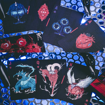Cyberpunk Mythos Playing Cards