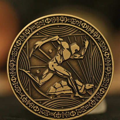 The Four Magical Creatures in Physics Collectible Metal Coins