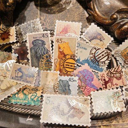 Abyssal Dispatch Cthulhu Mythos Postage Stamp Stickers