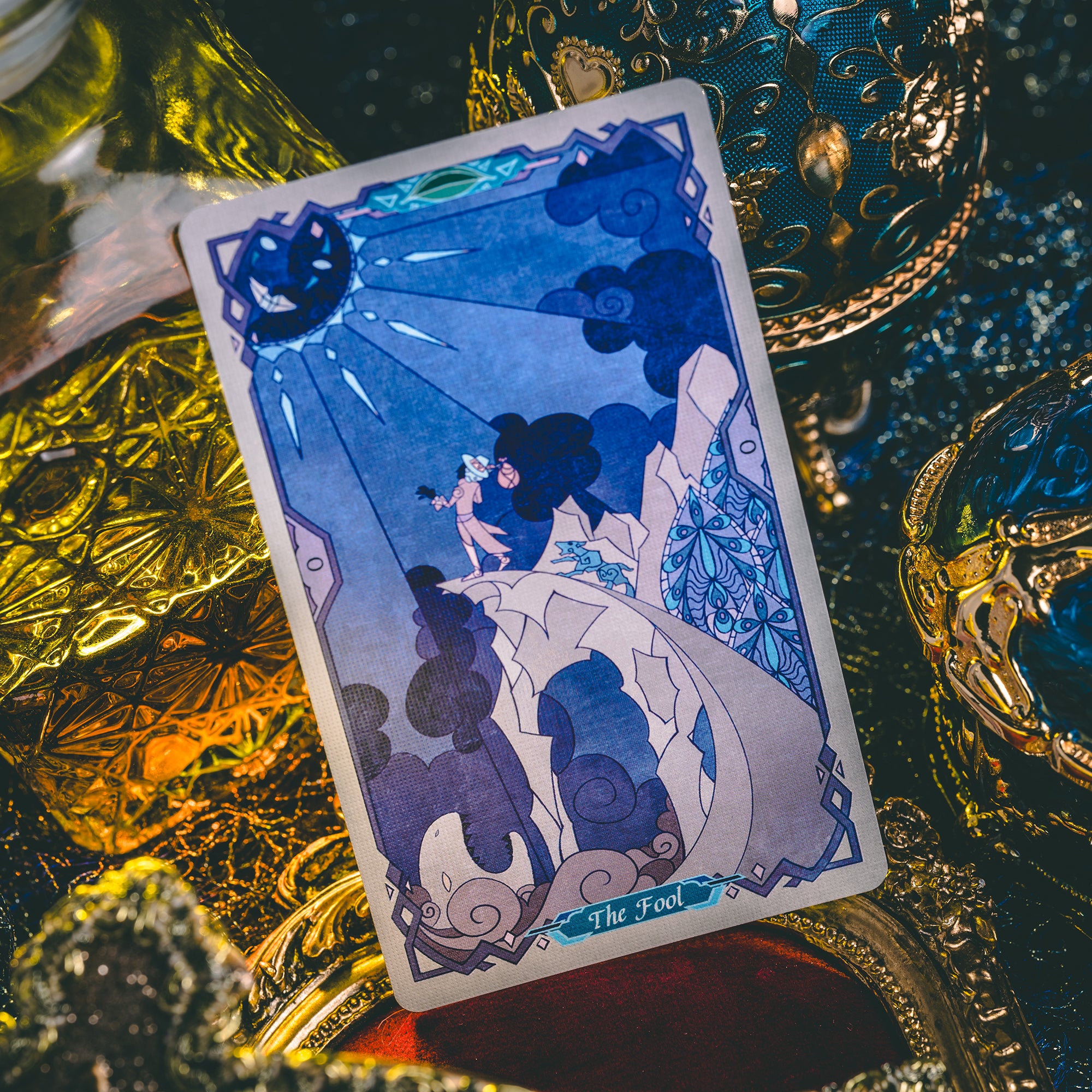 未開封　未使用品　激レア　付属品付き　the telluric tarot Broken Mirror Tarot MERCURY Special Edition – Vermilion Collection