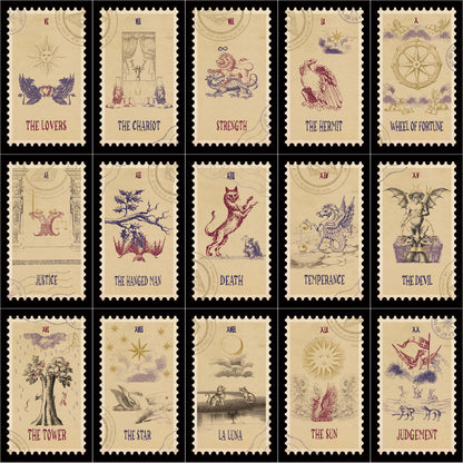 Vintage Stamp Tarot
