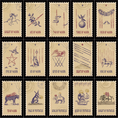 Vintage Stamp Tarot