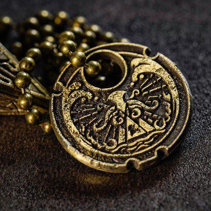 Four Elements Cthulhu Pendulum Necklace
