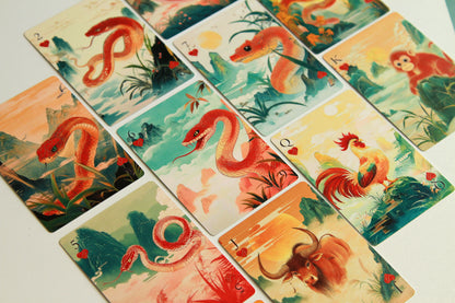 Zodiac Charms Playing Cards