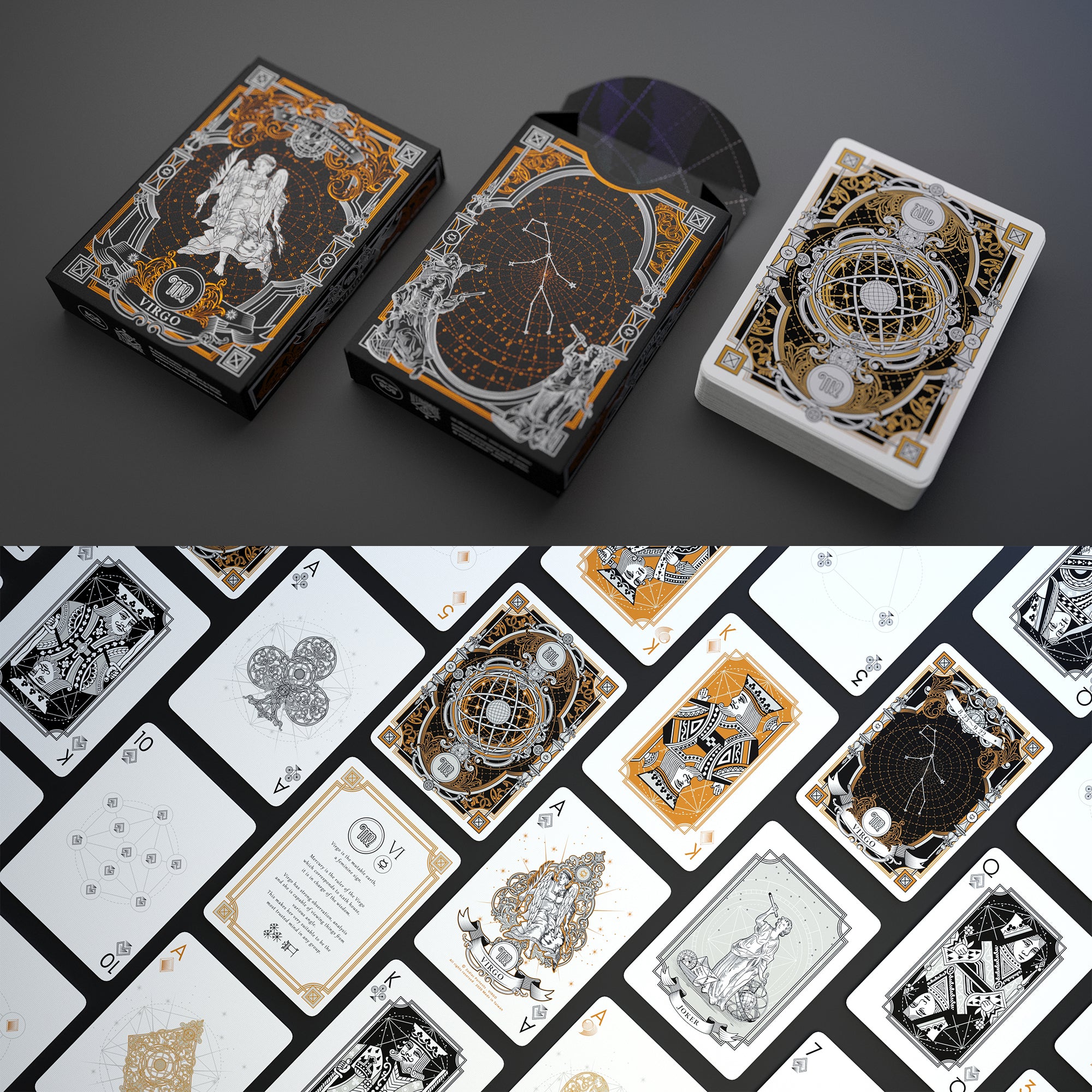 トランプ ZODIAKAI Playing Cards Zodiac Portents Playing Cards – Vermilion Collection