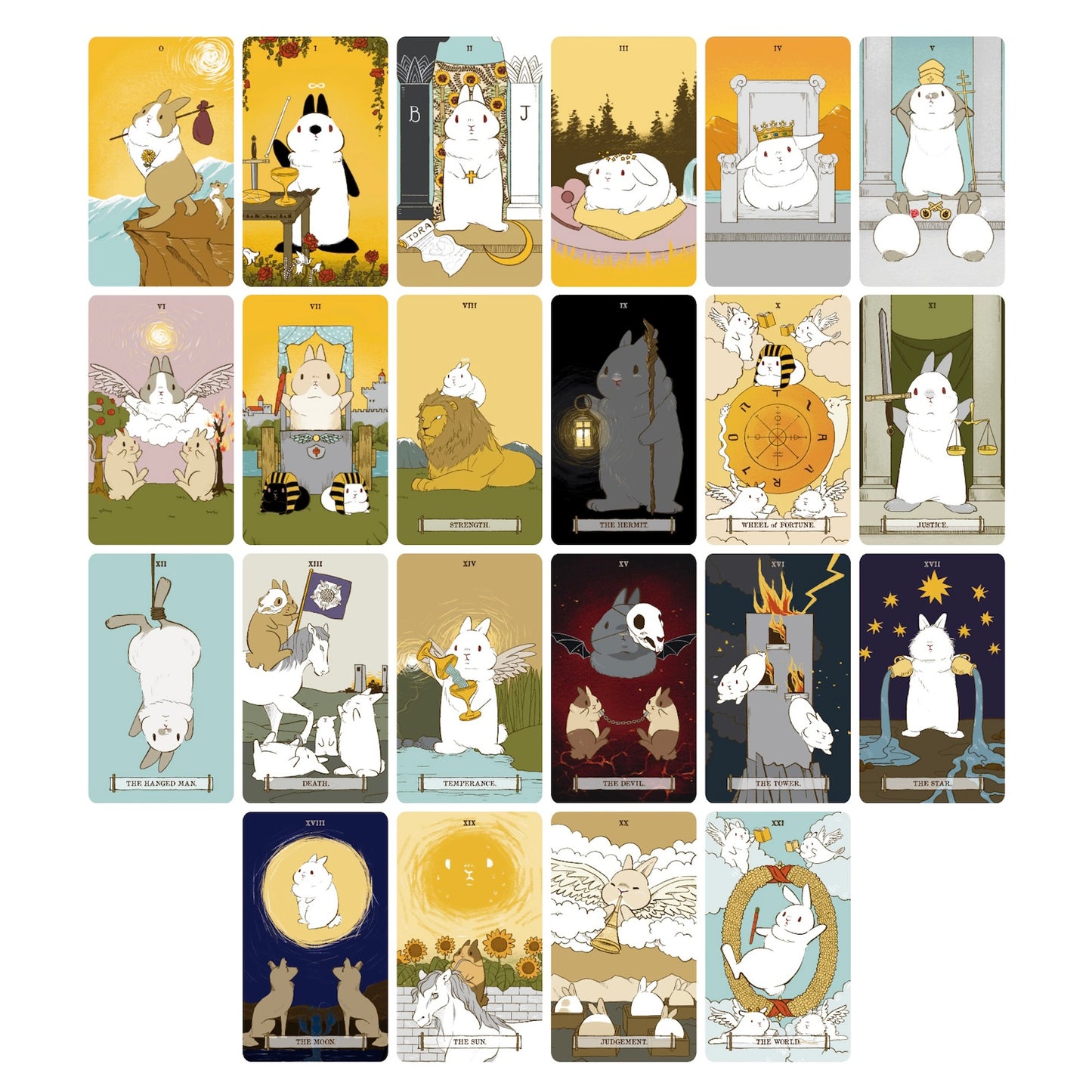 兔子世界塔罗牌