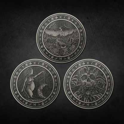 Shadowborn Dark Fantasy Collectible Metal Coins