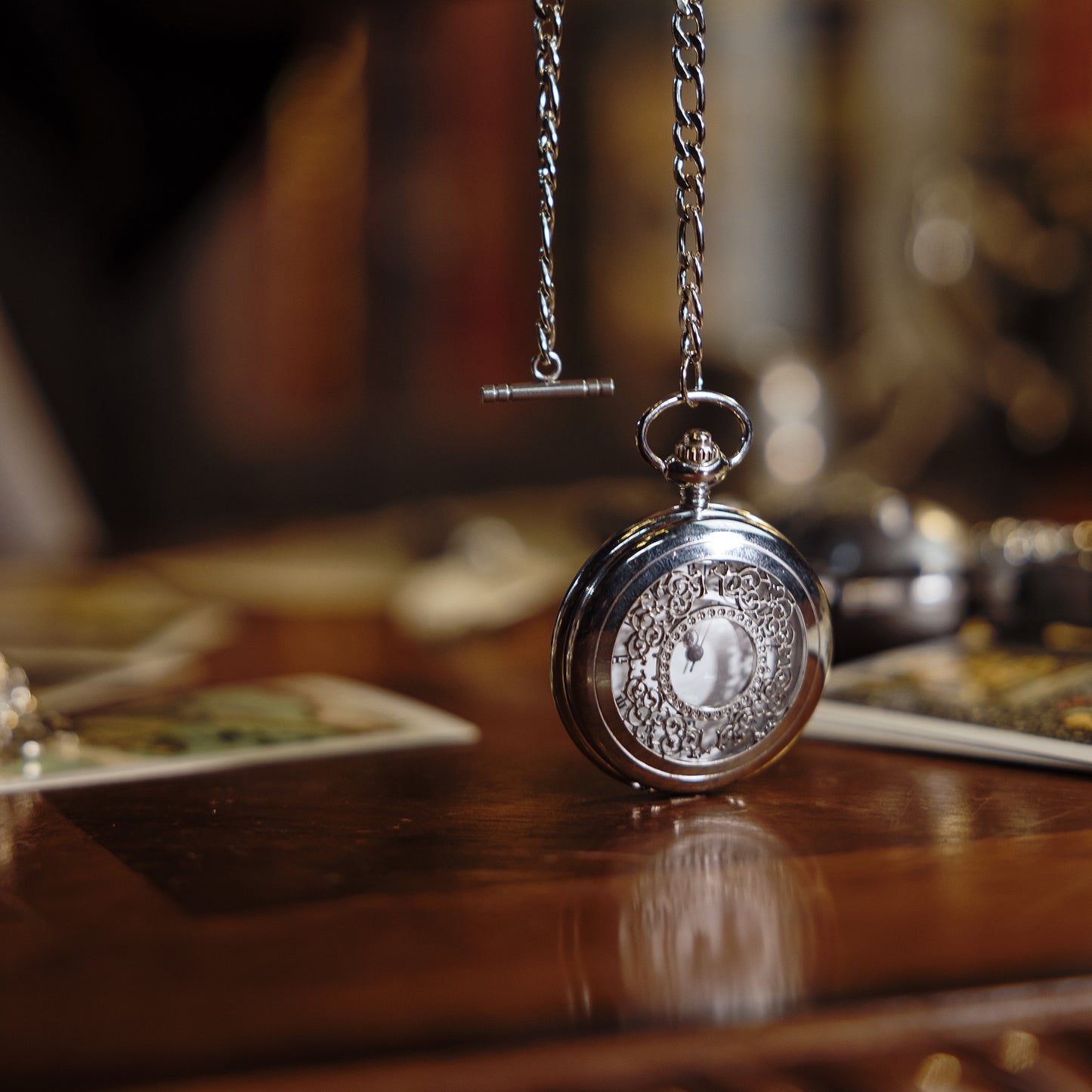 Lord of Mysteries Klein Series Handcrafted Steampunk Quartz Pocket Watch
