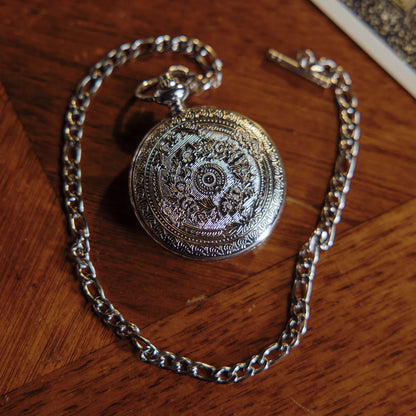 Lord of Mysteries Klein Series Handcrafted Steampunk Quartz Pocket Watch