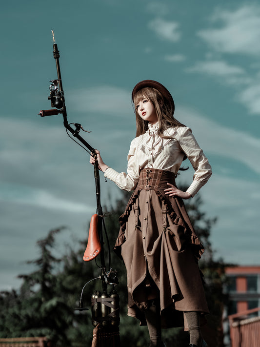 "Nimbus 200" Handcrafted Steampunk Magic Broom