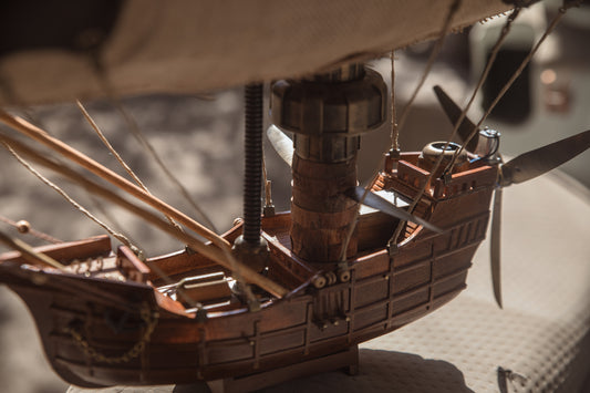 "Zeppelin" Handcrafted Steampunk Airship Model
