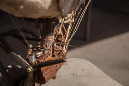 "Zeppelin" Handcrafted Steampunk Airship Model