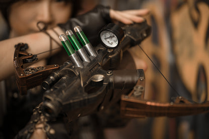 "Venom" Handcrafted Steampunk Wrist Crossbow