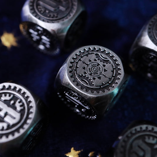 Dreamgear Steampunk D6 Metal Dice