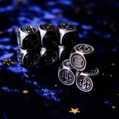 Dreamgear Steampunk D6 Metal Dice