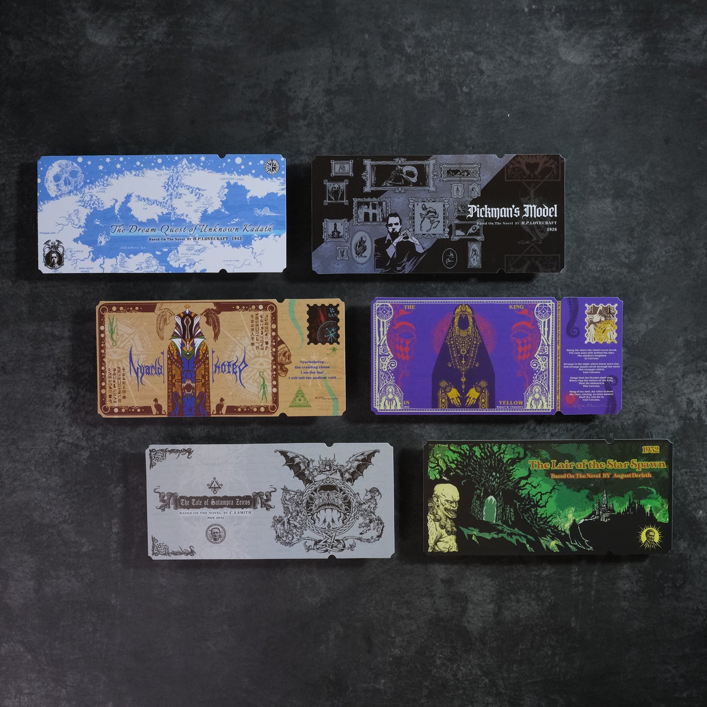 Stargazers Mirage Cthulhu Mythos PVC Ticket Bookmarks