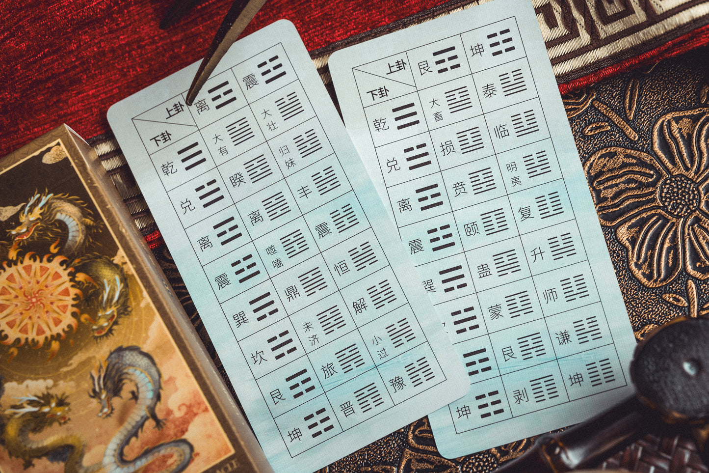 靈津典辭易經六十四卦牌