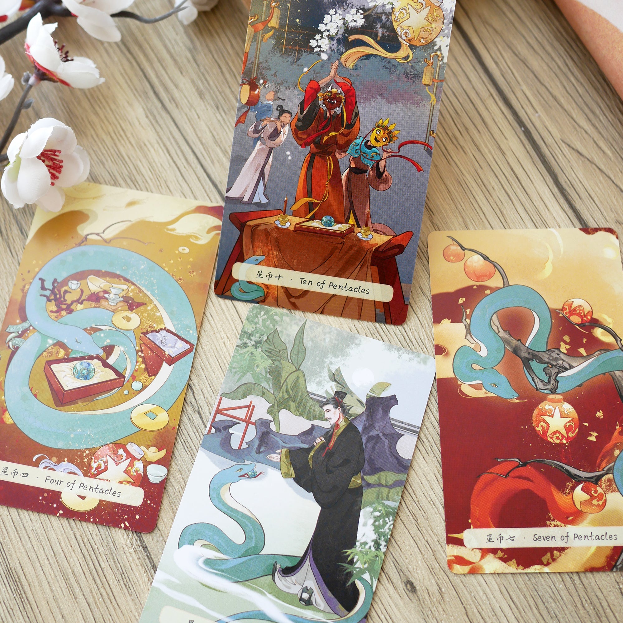 The Spiritual Snake Tarot – Vermilion Collection