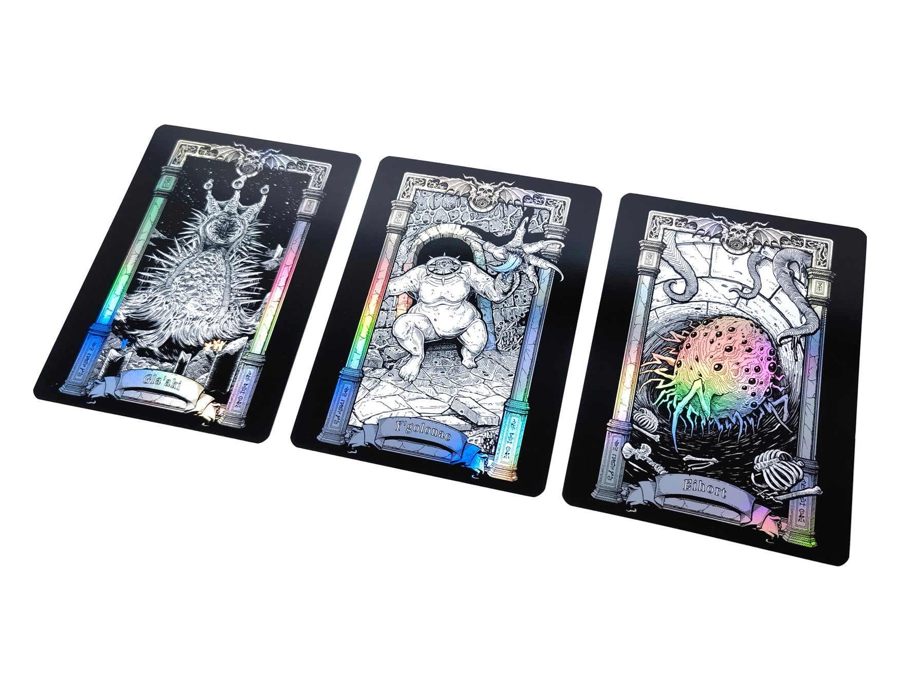 holographic tarot cards Shadow of Aeons Tarot & Collectible Cards – Vermilion Collection