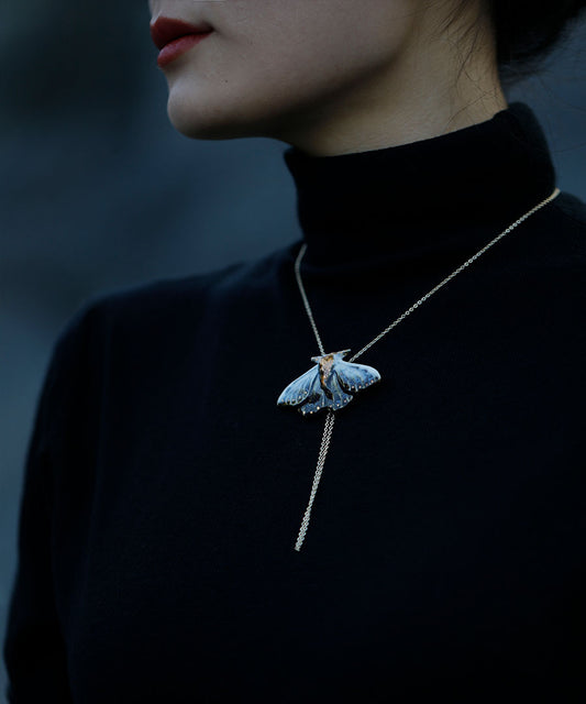 YIHE Ceramic Accessories "Blue Tiger Moth"