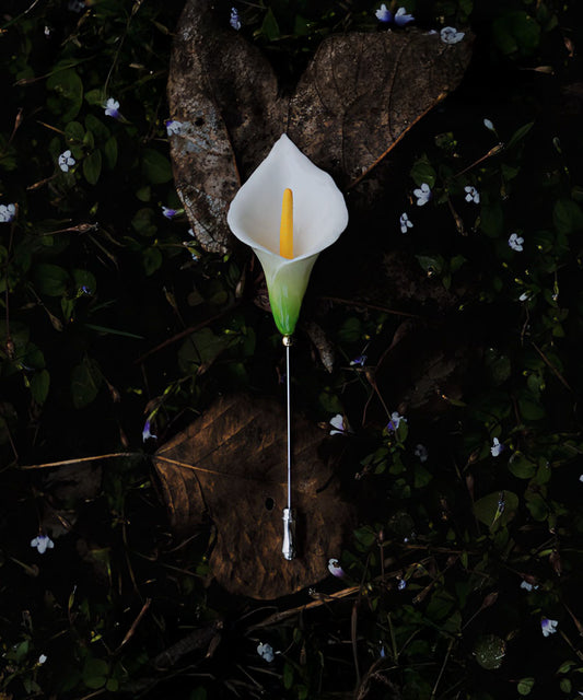 YIHE Ceramic Brooches "Calla Lily"