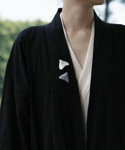 YIHE Ceramic Brooches "Moth to Flame"