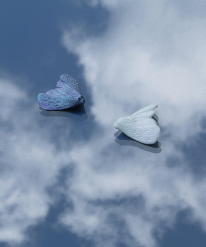 YIHE Ceramic Brooches "Moth to Flame"