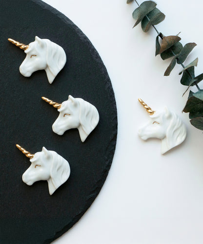 YIHE Ceramic Brooches "Unicorn"