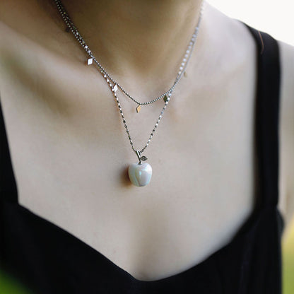 YIHE Ceramic Necklace "Apple of My Eye"