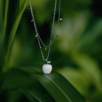YIHE Ceramic Necklace "Apple of My Eye"
