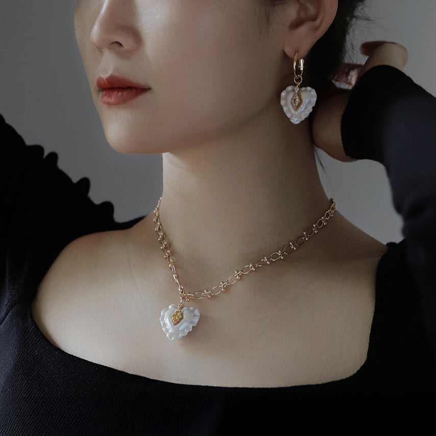 YIHE Ceramic Necklace "Heart al Dente"